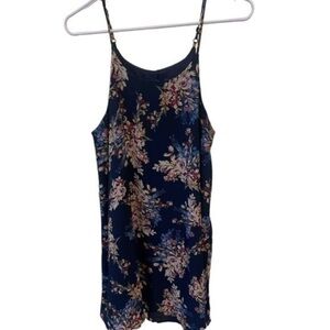 Blue Rain Floral Dress, size S